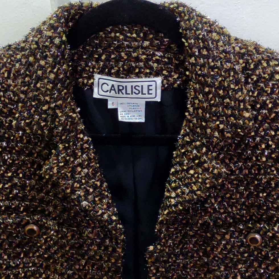 Carlisle Brown Blazer Size 6